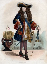 Porträt von Ludwig XIV. von Frankreich (1638-1715), König von Frankreich